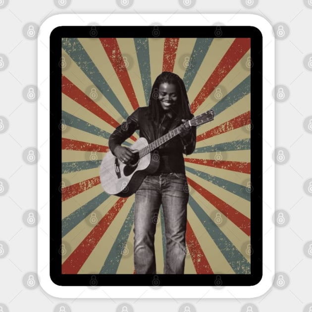 Tracy Chapman Sticker by LivingCapital 